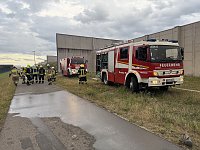 Bild: Brand in der Schie&szlig;anlage