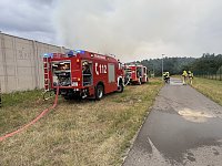 Bild: Brand in der Schie&szlig;anlage