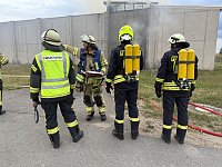 Bild: Brand in der Schie&szlig;anlage