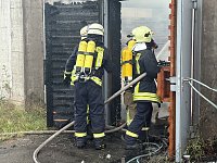 Bild: Brand in der Schie&szlig;anlage