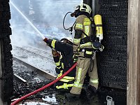 Bild: Brand in der Schie&szlig;anlage