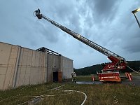 Bild: Brand in der Schie&szlig;anlage