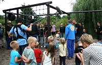 Bild: Dreharbeiten im Freibad Berga