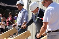 Richtfest an der neuen Ilfelder Grundschule Bild: Richtfest an der neuen Ilfelder Grundschule