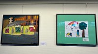 Bild: Bilderausstellung zum 125. Stra&szlig;enbahn-Jubil&auml;um in der Kreissparkasse Nordhausen 