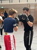 Bild: Blocktraining der Boxsportler