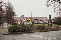 Bild: &Uuml;bergabe des Friedenslichts aus Bethlehem an die Kreisjugendfeuerwehren.