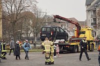 Bild: &Uuml;bergabe des Friedenslichts aus Bethlehem an die Kreisjugendfeuerwehren.