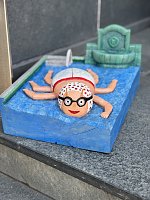 Bild: Das Badehaus bekommt zum 25. Geburtstag einen eigenen Treppenk&auml;fer