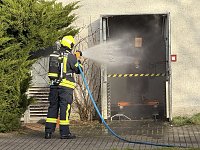 Bild: Feuerwehreinsatz am alten Reemtsma-Gel&auml;nde