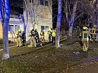 Bild: In einem Wohnblock in der Sundh&auml;user Stra&szlig;e war am Donnerstagabend ein Feuer ausgebrochen.