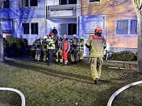 Bild: In einem Wohnblock in der Sundh&auml;user Stra&szlig;e war am Donnerstagabend ein Feuer ausgebrochen.