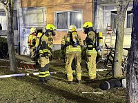 Bild: In einem Wohnblock in der Sundh&auml;user Stra&szlig;e war am Donnerstagabend ein Feuer ausgebrochen.