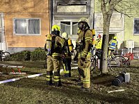 Bild: In einem Wohnblock in der Sundh&auml;user Stra&szlig;e war am Donnerstagabend ein Feuer ausgebrochen.