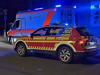 Bild: In einem Wohnblock in der Sundh&auml;user Stra&szlig;e war am Donnerstagabend ein Feuer ausgebrochen.