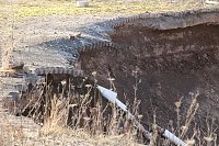 Bild: Der Erdfall am Salzagraben, 10 Jahre nach der Katastrophe