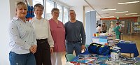 Bild: Die Pflegekr&auml;fte des S&uuml;dharz-Klinikums stellten sich vor.