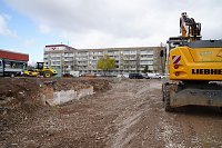 Spatenstich für den neuen Rewe in Nordhausen-Salza. Bild: Spatenstich für den neuen Rewe in Nordhausen-Salza.