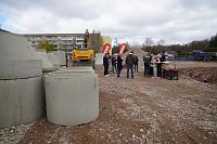 Spatenstich für den neuen Rewe in Nordhausen-Salza. Bild: Spatenstich für den neuen Rewe in Nordhausen-Salza.
