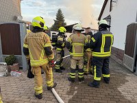 Brand in Bielen Bild: Brand in Bielen