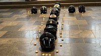 Bild: Bikergottesdienst in der Kirche in Ellrich.