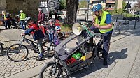 Bild: Die 3. "Kidical Mass" Fahrraddemo rollte heute durch Nordhausen