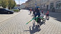 Bild: Die 3. "Kidical Mass" Fahrraddemo rollte heute durch Nordhausen