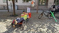 Bild: Die 3. "Kidical Mass" Fahrraddemo rollte heute durch Nordhausen