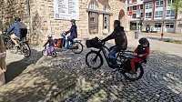 Bild: Die 3. "Kidical Mass" Fahrraddemo rollte heute durch Nordhausen