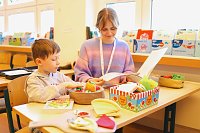 Beim Tag der offenen Tür in der Brecht-Grundschule in Nordhausen war viel los. Bild: Beim Tag der offenen Tür in der Brecht-Grundschule in Nordhausen war viel los.