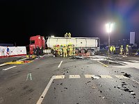 Ein spektakulärer Unfall ereignete sich Donnerstagabend bei Nordhausen. Bild: Ein spektakulärer Unfall ereignete sich Donnerstagabend bei Nordhausen.