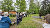 Bild: Kranzniederlegung in Bleicherode