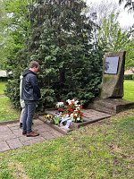 Bild: Kranzniederlegung in Bleicherode