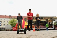 Bild: Auf dem Parkplatz der Kreissparkasse Nordhausen findet heute wieder das beliebte Knax-Kinderfest statt