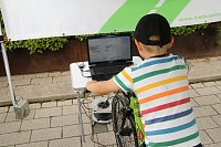 Bild: Auf dem Parkplatz der Kreissparkasse Nordhausen findet heute wieder das beliebte Knax-Kinderfest statt