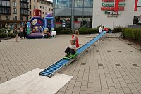 Bild: Auf dem Parkplatz der Kreissparkasse Nordhausen findet heute wieder das beliebte Knax-Kinderfest statt