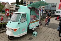 Bild: Auf dem Parkplatz der Kreissparkasse Nordhausen findet heute wieder das beliebte Knax-Kinderfest statt