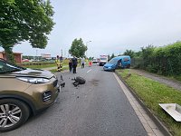 Ein heftiger Verkehrsunfall hat sich am Montagnachmittag in Niedersachswerfen ereignet. Bild: Ein heftiger Verkehrsunfall hat sich am Montagnachmittag in Niedersachswerfen ereignet.