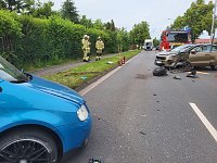 Ein heftiger Verkehrsunfall hat sich am Montagnachmittag in Niedersachswerfen ereignet. Bild: Ein heftiger Verkehrsunfall hat sich am Montagnachmittag in Niedersachswerfen ereignet.