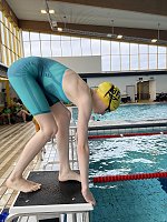 Frida Flagmeyer vom Nordhäuser Schwimmverein holte Gold in Düsseldorf. Bild: Frida Flagmeyer vom Nordhäuser Schwimmverein holte Gold in Düsseldorf.