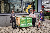 Bild: Kippensammelaktion der Nordh&auml;user Gr&uuml;nen macht auch Stadtverschmutzung aufmerksam