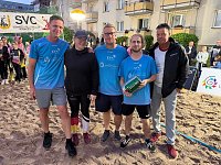 Beim Rolandsfest wurde wieder Beachvolleyball gespielt. Bild: Beim Rolandsfest wurde wieder Beachvolleyball gespielt.