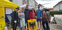 Beim Rolandsfest wurde wieder Beachvolleyball gespielt. Bild: Beim Rolandsfest wurde wieder Beachvolleyball gespielt.