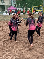 Beachen bei Wind und Regen: der 17. Stadtwerke-Cup fand zum Rolandsfest in diesem Jahr unter erschwerten Bedingungen statt Bild: Beachen bei Wind und Regen: der 17. Stadtwerke-Cup fand zum Rolandsfest in diesem Jahr unter erschwerten Bedingungen statt