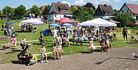 Das Familienfest fand auf dem Sportplatz in Niedersachswerfen statt. Bild: Das Familienfest fand auf dem Sportplatz in Niedersachswerfen statt.