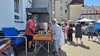 Bild: Treffen im L&ouml;wentor-Quartier