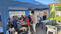 Bild: Treffen im L&ouml;wentor-Quartier