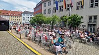 125 Jahre WBG Südharz werden heute auf dem Rathausplatz in Nordhausen gefeiert Bild: 125 Jahre WBG Südharz werden heute auf dem Rathausplatz in Nordhausen gefeiert