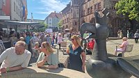 125 Jahre WBG Südharz werden heute auf dem Rathausplatz in Nordhausen gefeiert Bild: 125 Jahre WBG Südharz werden heute auf dem Rathausplatz in Nordhausen gefeiert