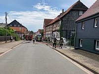Brand in Großwerther Bild: Brand in Großwerther